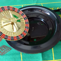 Jeu de roues de roulette en plastique jeu de roulette russe de 10 pouces pour les fêtes de famille