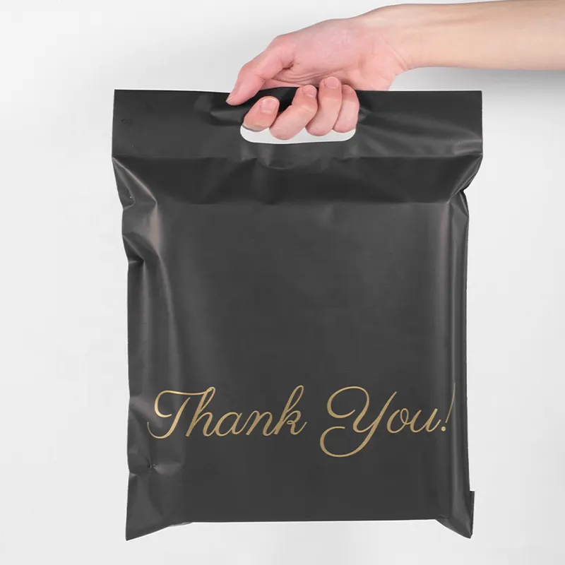 Tùy Chỉnh Màu Hồng Chuyển Phát Nhanh Túi Bưu Phẩm Tự Dính Con Dấu Nhựa Pouch Bag Với Xử Lý