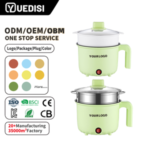 YUEDISI – Marmite électrique multifonction portable 1,5 L avec logo personnalisé, cuiseur à riz électrique avec cuiseur vapeur pour usage domestique polyvalent - Product Image 1