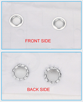 Nouveau rideau semi-automatique 10mm oeillets œillets poinçonnage Machine d'installation bannière bâche poinçonnage et fixation