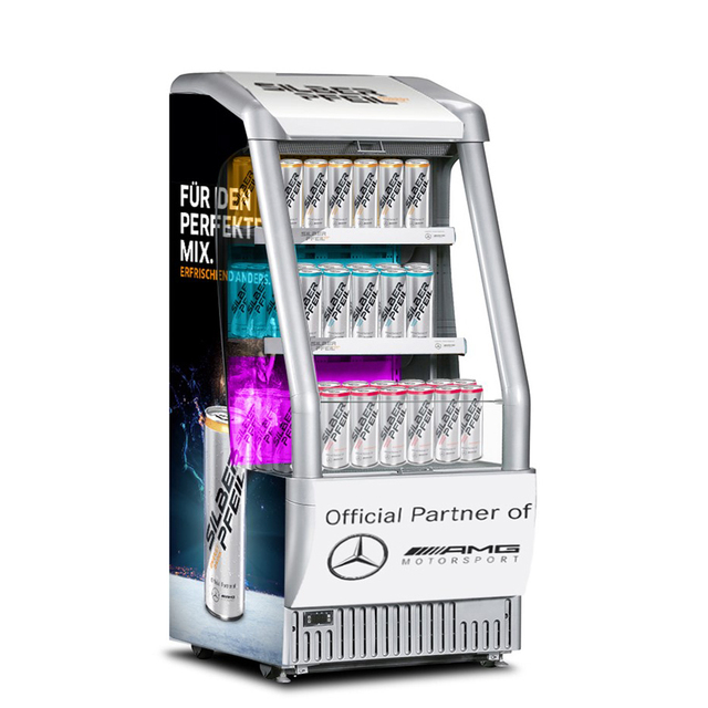 Open Display Fridge Mini Chocolate Display Open Chiller Refrigerator