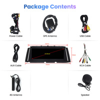 MEKEDE Radio Lecteur multimédia Car-play Android Auto GPS Navigation pour BMW Série 7 F01 F02 2009-2015 10.25 Pouces