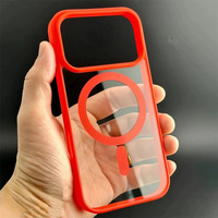 Coque de téléphone magnétique en silicone transparente antichoc couleur cristal pour iPhone 15 16 17 18 Pro Max Plus Air – Vente en gros 2026