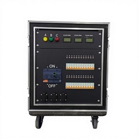 Boîtier de distribution d'énergie industriel modulaire multi-sorties en tôle galvanisée OEM/ODM personnalisé IP54 220V 63A avec prises sur mesure