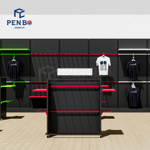 Maßgefertigte Einkaufszentrum Herren Sportbekleidung Ausstellungsregale Lagerregale für Filialketten Präsentationsständer - Product Image 3