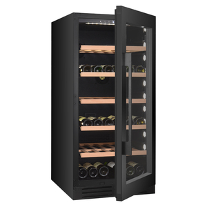 Gabinete de vino de una sola zona de edición Premium, ventilador de temperatura electrónico, refrigeración integrada, Enfriador de vino, <span class=keywords><strong>bodega</strong></span>, <span class=keywords><strong>bodega</strong></span>, negro, 120V - Product Image 4