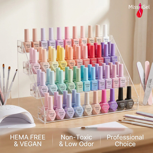 Missgel Fournitures pour <span class=keywords><strong>ongles</strong></span> en gros, plus de 3000 couleurs, OEM, vernis à <span class=keywords><strong>ongles</strong></span> gel sans HEMA, inodore, gel <span class=keywords><strong>UV</strong></span>, soak-off, végétalien, vernis à <span class=keywords><strong>ongles</strong></span> gel LED <span class=keywords><strong>UV</strong></span> - Product Image 1