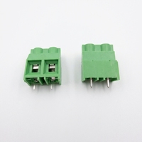 Bloc de bornes PCB à visser vert de 9,5 mm de pas, type KF950V-9.5-2PIN, 300V 30A, avec mécanisme de verrouillage à vis M3 pour soudure verticale