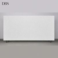 DBS Duobaoshi Grande dalle monocromatique 3200x1600mm en quartz naturel poli à 95% écologique pour sol de chambre moderne et plateau de meuble-lavabo
