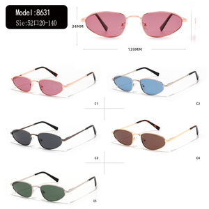 Oval Full Rim Sunglasses Rose Gold <b>Frame</b> <b>Pink</b> Mirror Lenses Unisex Adult Fashion Casual Style Lightweight - Product Image 3