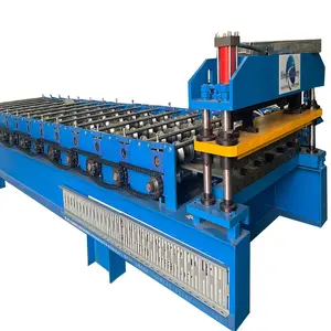 Low price sale cold roll forming machine trapezoidal roof iron sheet making machine