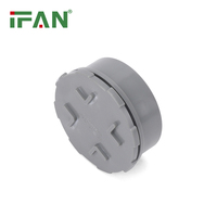 Raccords en PVC de plomberie fiables IFAN DWV 63-125MM raccords en PVC de plomberie bouchon à filetage mâle raccords de tuyauterie en plastique
