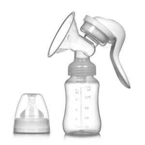 2025 NEW Customised 100% Food Grade Silicone Breast Milk Collector Breast Feeding Manual Breast Pump with Silicone Lid - Product Image 1
