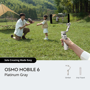 <span class=keywords><strong>Osmo</strong></span> <span class=keywords><strong>Mobile</strong></span> 6 <span class=keywords><strong>Combo</strong></span> de luz de relleno, cardán de teléfono de <span class=keywords><strong>3</strong></span> ejes, varilla de extensión incorporada, seguimiento facial, liberación rápida magnética para vlogging - Product Image 6