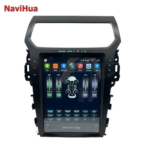 Navihua Tesla Style Vertical Screen 12.1" Android Radio for Ford Explorer 2014-2019 Car DVD Player GPS Multimedia <b>System</b> Carpaly - Product Image 4