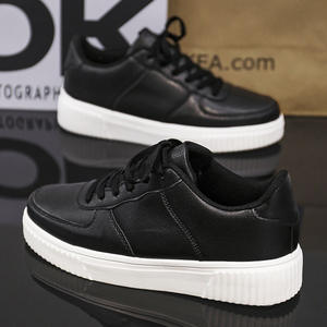 <span class=keywords><strong>Sneakers</strong></span> Sportive da Skateboard Personalizzate con Logo del Marchio per Uomo in Pelle Sintetica Bianca Pura Taglie Grandi EU 49 50 US15 Tendenza Moda - Product Image 5