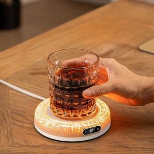 Calentador de tazas eléctrico portátil más nuevo, posavasos de PP termostático de 80 grados, calentador de tazas de café inteligente alimentado por USB para uso de oficina - Product Image 4