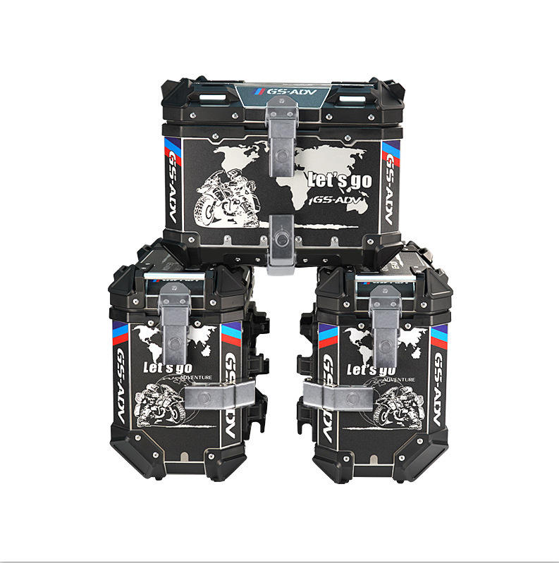 กล่องข้างทรงกลมสีดำ