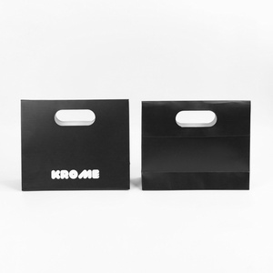 Bolsa de Papel de Regalo Personalizada con Logotipo, de Papel Recubierto de Lujo y Plástico Reciclable, con Asa de Mano, Impresión Serigráfica - Product Image 6