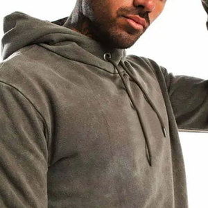 Meilleur prix de gros, dernière conception, survêtement pour homme délavé à l'acide, faible MOQ, couleur unie, survêtement pour homme délavé à l'acide sur mesure - Product Image 5