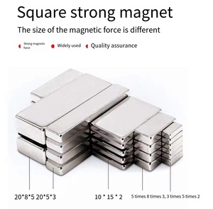 Magnete Rettangolare NdFeB Personalizzabile Molto Potente 10mm 20mm 30mm 40mm 50mm 60mm 70mm 75-100mm Blocco Magnetico al Neodimio Rettangolare Quadrato - Product Image 2