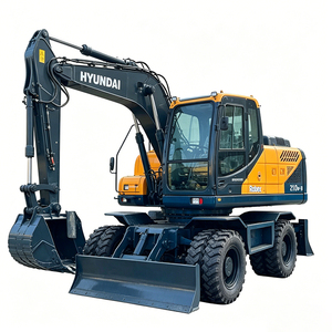Excavatrice sur pneus Hyundai R210W-9 d'origine coréenne 2026, haute qualité et économique pour la construction routière - Product Image 4