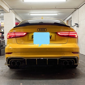 Accesorios Exteriores para Modificación de Tubo de Escape de Fibra de Carbono Scorpio de Doble Cara y Cuatro Salidas para A3 S3 Three Box - Product Image 2