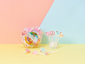 Confezione di bottiglie di plastica lecca-lecca per la vendita al dettaglio negozio di alimentari caramelle fruttate lollypop - Product Image 3