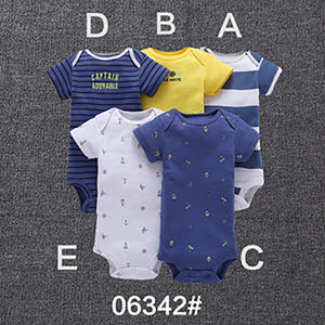 Haute qualité en gros Garçon Bébé Nouveau-Né Infantile 100% Coton Body Bébé Vêtements Barboteuse - Product Image 3