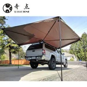 Grosir tenda shelter-Tenda Penampungan Mobil Camp 270 Derajat, Tenda Tenda Kanvas 4WD Foxwing Tenda Pada Kendaraan