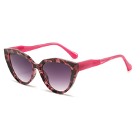 Nouvelles Lunettes de Soleil NWO T1844 Monture Fine Rétro Œil de Chat TR90 Haute Qualité Tendance Mode Street Style