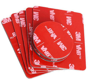 Cintas Adhesivas de Doble Cara VHB 5952 de 1.1mm x 3m, Discos de 55mm, Cintas Troqueladas VHB 5952 de 3m <span class=keywords><strong>para</strong></span> Piezas Metálicas Automotrices, Cinta de Alta Resistencia - Product Image 2