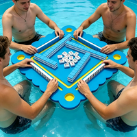 Table de Mahjong flottante pour adultes 369 JW-620 en EVA pour parcs aquatiques et piscines, table de jeu mobile en mousse pour l'extérieur