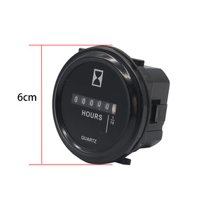 DUOGAO M-IN009 Contatore Orario Meccanico per Camion, Generatore AC/DC, Montaggio su Cruscotto ABS, Elettronica di Sicurezza per Moto e Imbarcazioni - Product Image 2