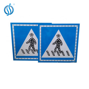 La presencia humana sensor Solar LED cruce peatonal signos - Product Image 3