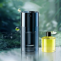 Diffuseur de voiture intelligent de luxe - Plastique, ultrasonique, marche/arrêt automatique, lumière d'ambiance, multi-modes, parfum longue durée, écologique