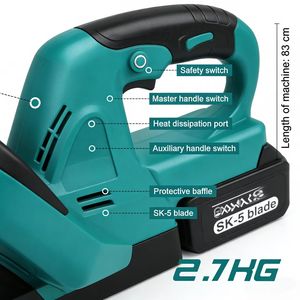 <span class=keywords><strong>Taille</strong></span>-haie sans fil portatif à double lame au lithium, lame de 20 pouces, sécateur multifonctionnel, rechargeable 21V - Product Image 6