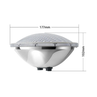 Lampes LED PAR56 pour piscine, AC/DC 12V 25W, 48 pièces X SMD5730, IP68