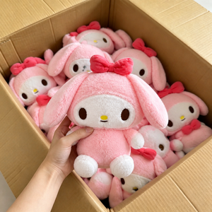 Jouets en peluche mignons My Melodyed <span class=keywords><strong>Anime</strong></span> en gros à bas prix, jouets en peluche de 8 pouces en coton doux pour machine à griffes pour enfants - Product Image 1