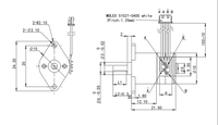 Moteur pas à pas micro à aimant permanent sans balais 15BY 2,5 V CC à couple élevé 1 tr/min 3 V-6 V 15 mm avec boîte de vitesses pour applications de ventilateurs