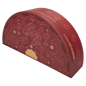 Tùy chỉnh thiết kế logo sáng tạo trên hộp giấy có hình dạng độc đáo bán tròn đặc biệt Hộp quà tặng - Product Image 2