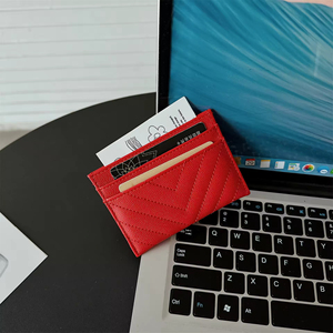 Lady Card <b>Wallet</b> PU Leather Fashion <b>Small</b> Portable Slim With Coin Pocket For Credit ID Cards Luxury Brand Custom Gift New - Product Image 2