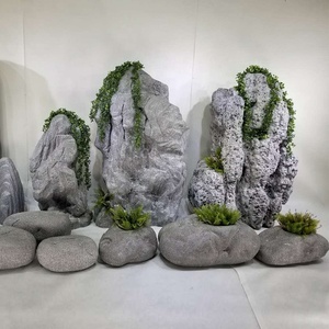 Paisaje Artificial para Exteriores, Patio de Villa, Rocódromo Grande, Decoración de Paisaje para Hoteles y Restaurantes, Rocódromo con <span class=keywords><strong>Piscina</strong></span> de Agua - Product Image 3