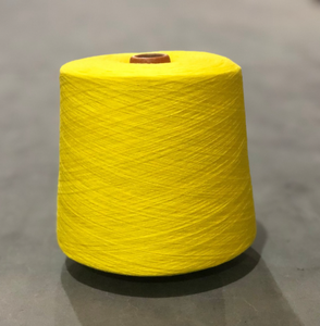 Fil à tricoter fantaisie teint, 5% soie de mûrier filée, 52% coton, 43% viscose, 2/52Nm, écologique, antibactérien, recyclable - Meilleures ventes - Product Image 1