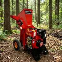 Broyeur de bois mobile sur remorque 173F, diamètre de déchiquetage 50 mm, certifié CE, vente en gros