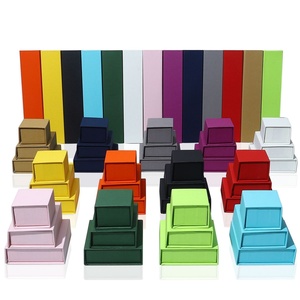 Eco Friendly Jewellery Box Personalized Custom logo Ring Necklace Earring Bracelet Packaging Cardboard Paper Drawer Jewelry Box - Product Image 4