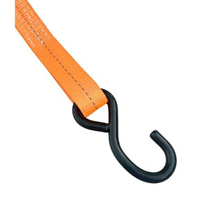 Correas de Amarre de Poliéster Resistentes de 1 Pulgada y 0.5 Toneladas con Gancho Plano, Resistencia a la Rotura de 500 kg, para Transporte Seguro de Motocicletas y Cuatrimotos - Product Image 2