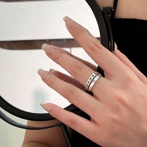 Yinruitai S925 Sterling Silver <b>Ring</b> Smiley Face Double Layer Twisted <b>Open</b> <b>Ring</b> For Women Everyday Wear Jewelry - Product Image 2