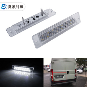 Luz LED para Matrícula de Fiat Ducato Peugeot Boxer, Blanca, 12V, Carcasa Transparente, 3W, 50000H de Duración - Product Image 1