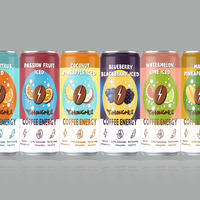 Boisson énergisante glacée à la pastèque et au citron vert OEM Sleek 330ML, concentré de café au ginseng rouge et à la taurine, boisson en conserve certifiée HACCP